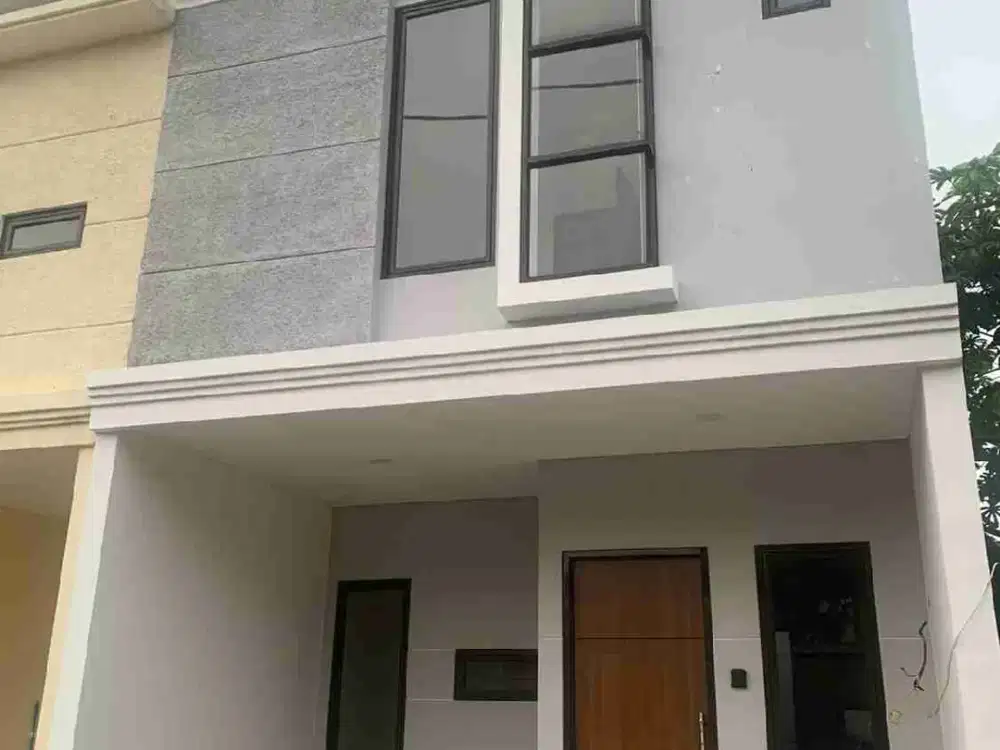 Jual Rumah 2 Lantai Radar Auri Cimanggis Depok Dekat Stasiun LRT Harjamukti