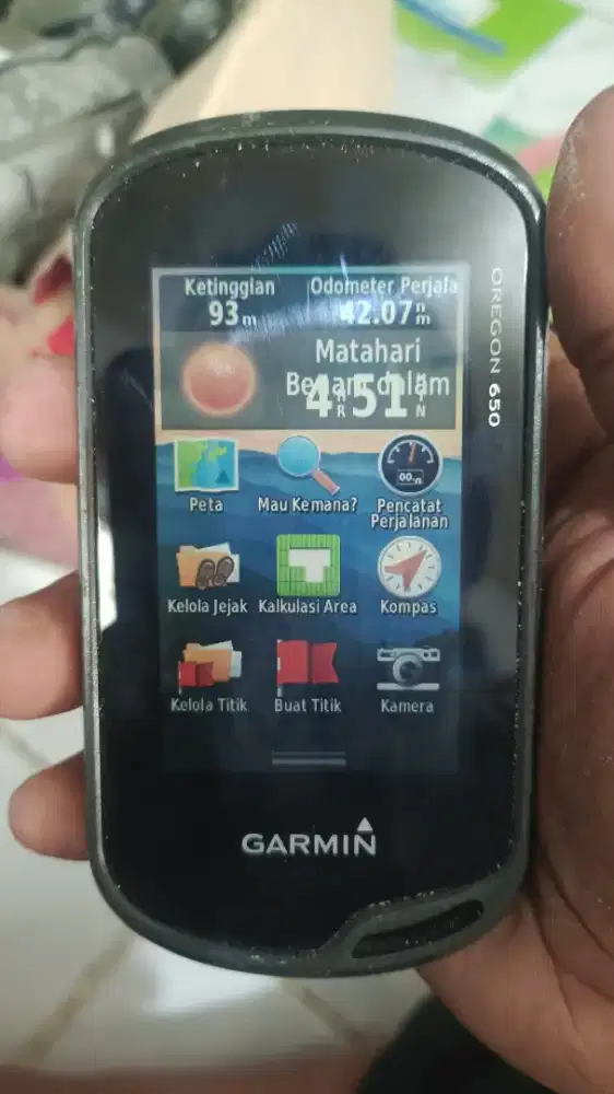 GPS Garmin Oregon 650 siap pakai