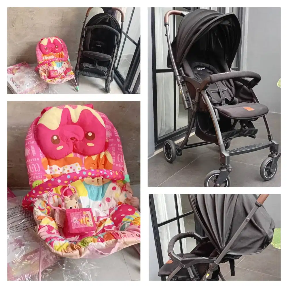 Preloved Stroller dan bouncer bekasi barat