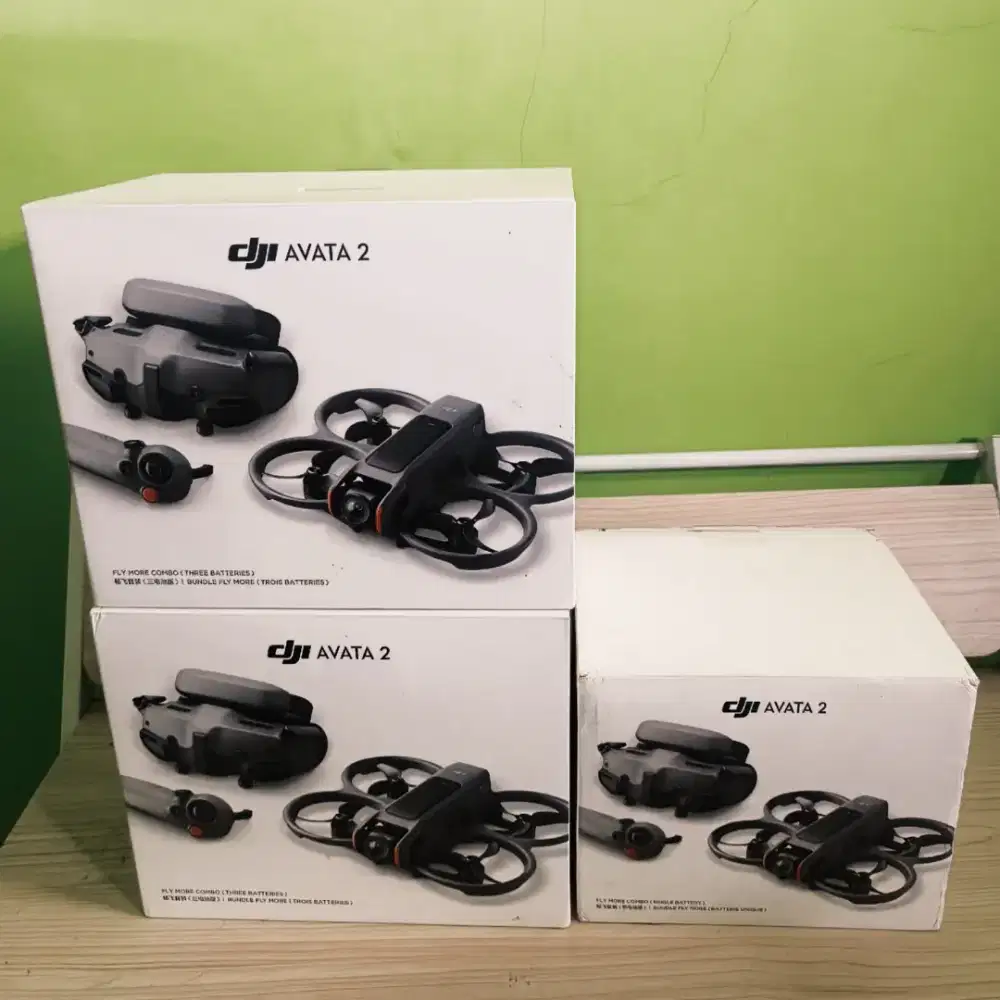 Dus box kardus dji avata 2 fly more combo 1 batre dan 3 batre ori