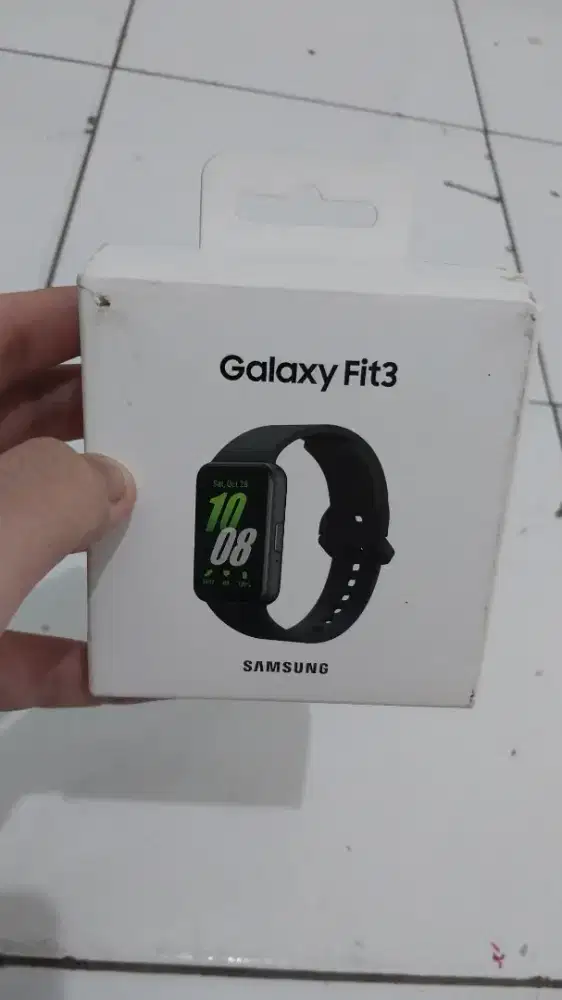 Di jual SMARTWATCH Galaxy Fit 3 warna hitam