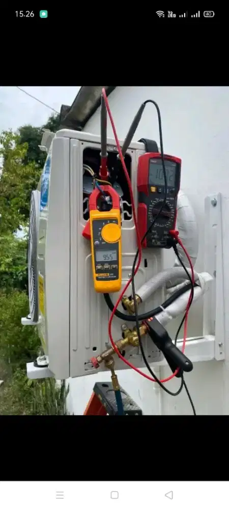 Jasa servis AC kulkas mesin cuci kompa air dll bergaransi