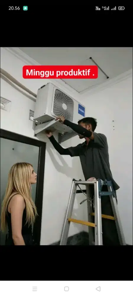 Jasa servis AC kulkas mesin cuci kompa air dll bergaransi