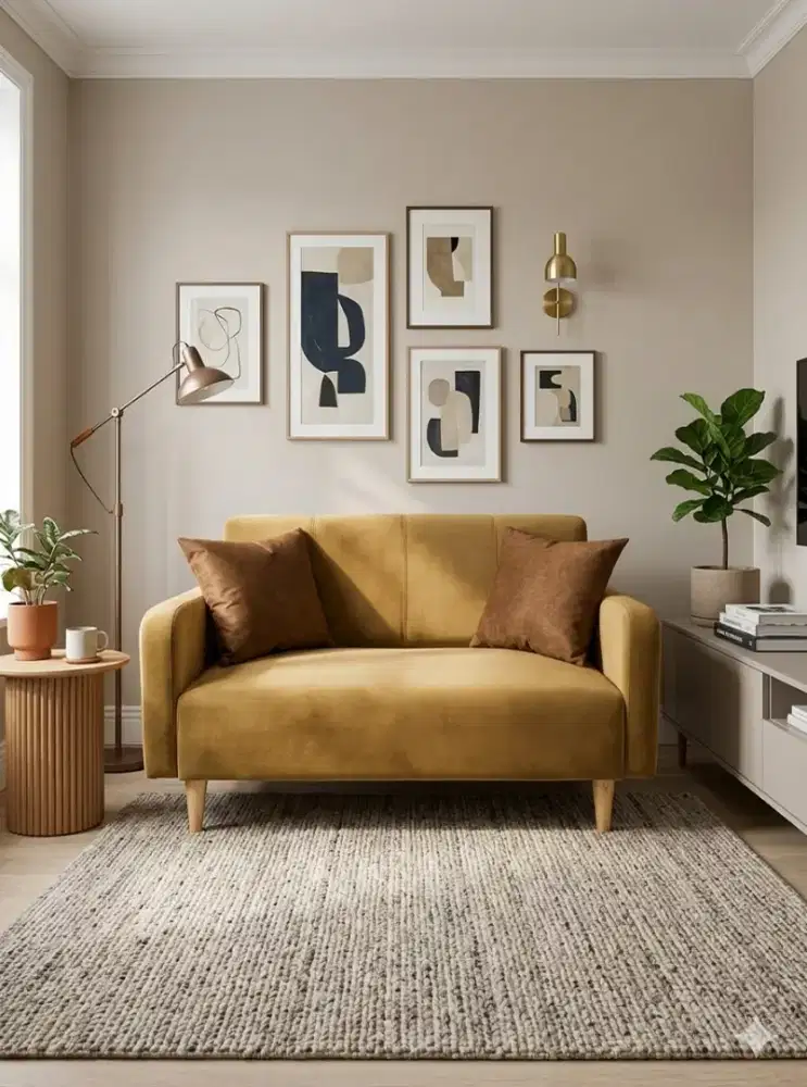 SOFA KAIN BELUDRU HALUS 2 DUDUKAN 1JTAN
