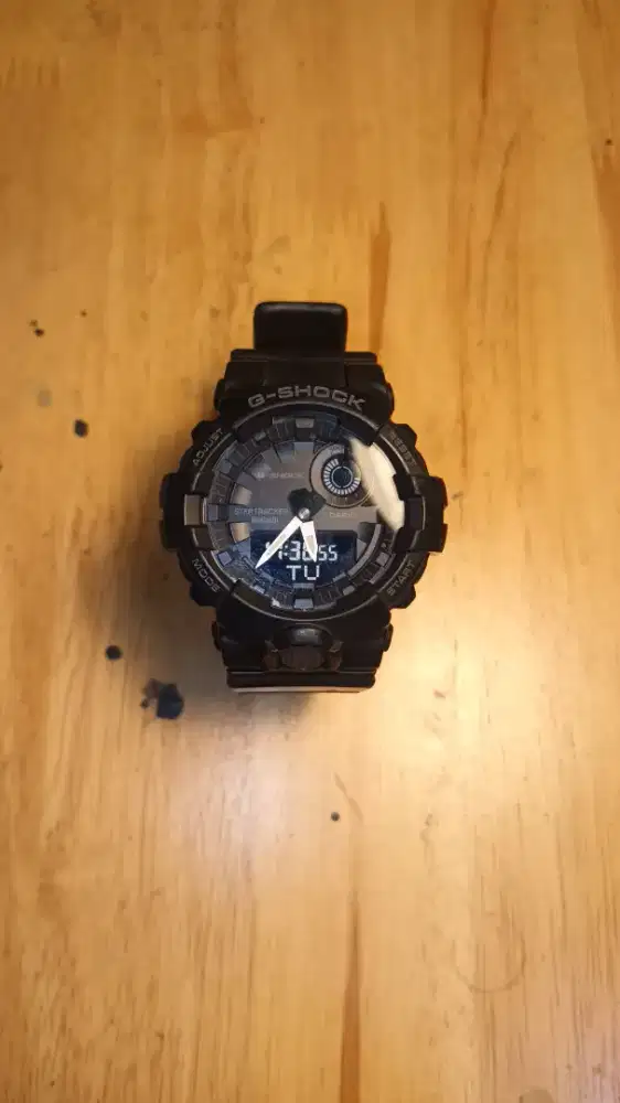 Casio GShock GBA800 Second Bluetooth step tracker open tukar tambah