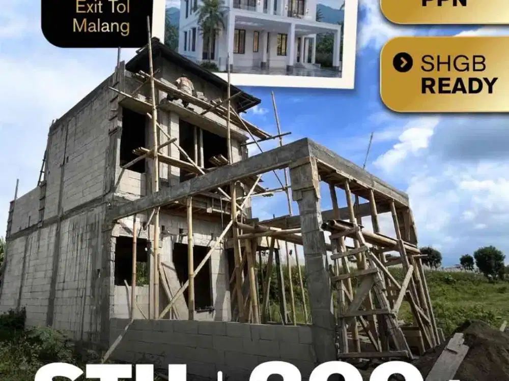 Promo Rumah 2 Lantai Dekat Tol Sawojajar Malang