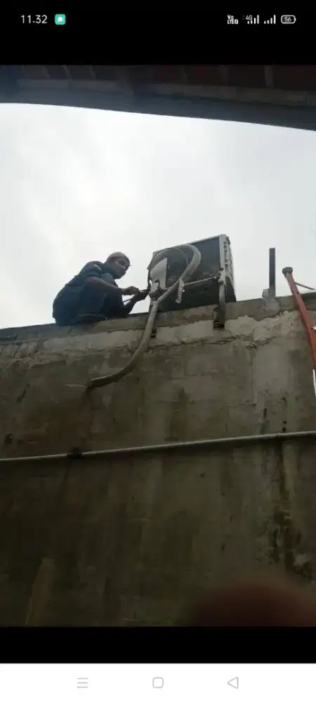Jasa servis AC kulkas mesin cuci kompa air dll bergaransi