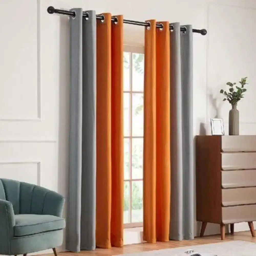 Pasang gordyn gorden murah vertikal roll blind jasa wallpaper dinding
