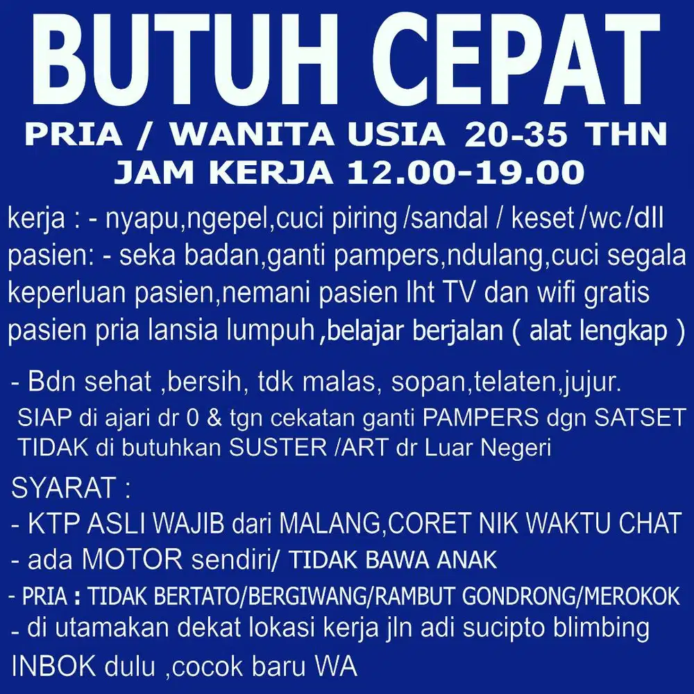 KHUSUS PEMULA / BELAJARAN pekerjaan 7 jam saja