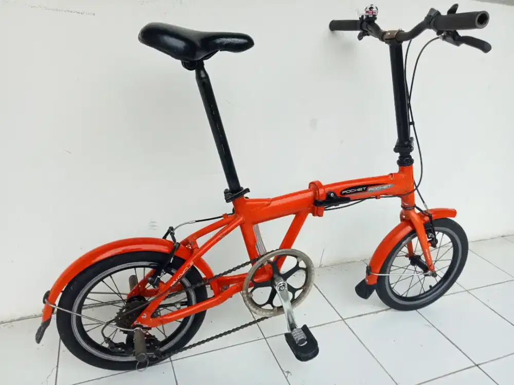 Pocket rocket 16 (Alloy) sepeda lipat wimcycle