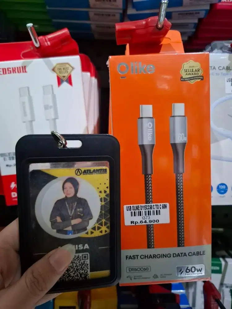 USB OLIKE D115CC60 C TO C 65W | ATLANTIS DAHSYAT
