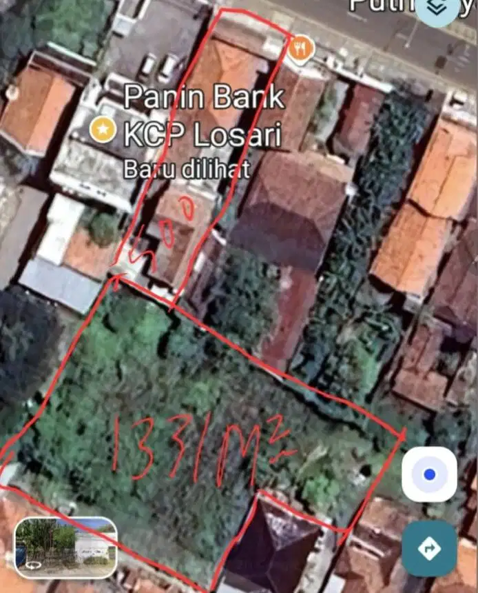 Disewakan Tanah & Bangunan Lokasi Strategis Cirebon Losari Jawa Barat
