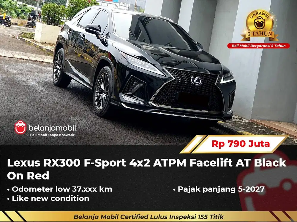 [ LOW KM ] Lexus RX 300 RX300 F-Sport F Sport Facelift 2021/2022