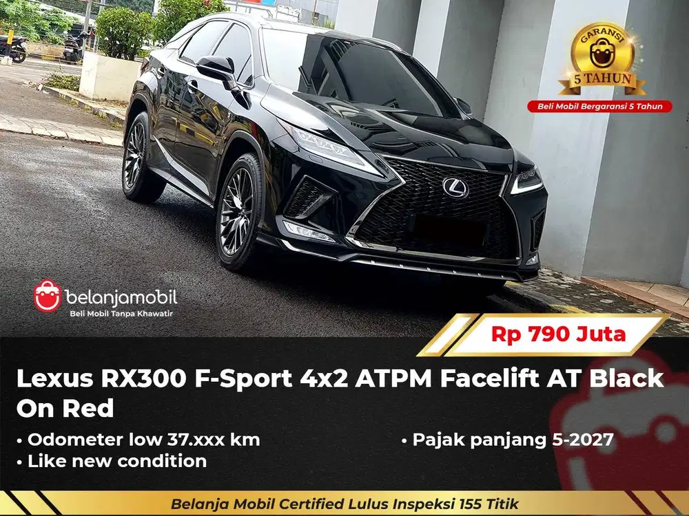 [ LOW KM ] Lexus RX 300 RX300 F-Sport F Sport Facelift 2021/2022