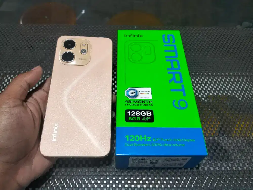 Infinix Smart 9. Ram 8gb(4+4). Internal 128gb. Kondisi mulus. Nominus.