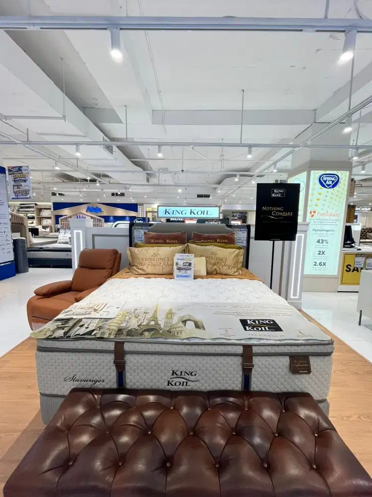 KING KOIL KING MATTRESS 180x200 NEW STARVANGER M21, BISA CICILAN 0%