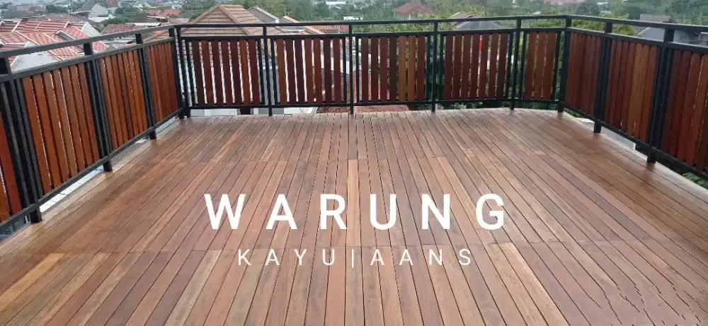 Pasang Lantai Decking Outdoor/Indoor Rai & Bergaransi