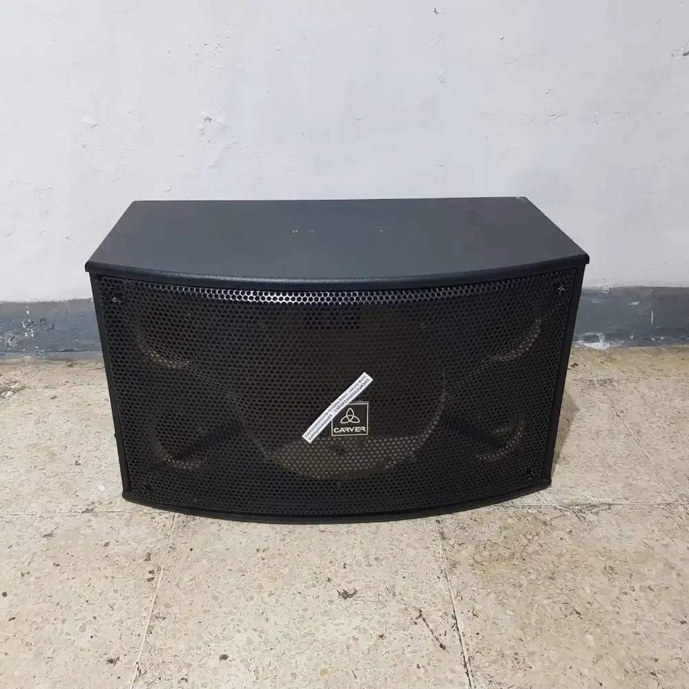 Box Speaker Carver 10 inch Model 1 Speaker 4 Tweeter Kondisi Second