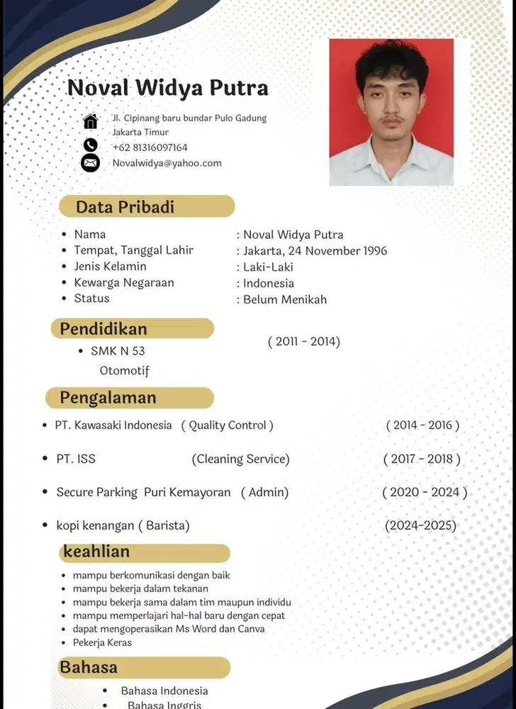 Kerja apa saja/freelance juga boleh