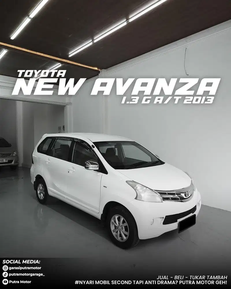 Avanza G matic 2013 Tangan 1 km rendah & Coating