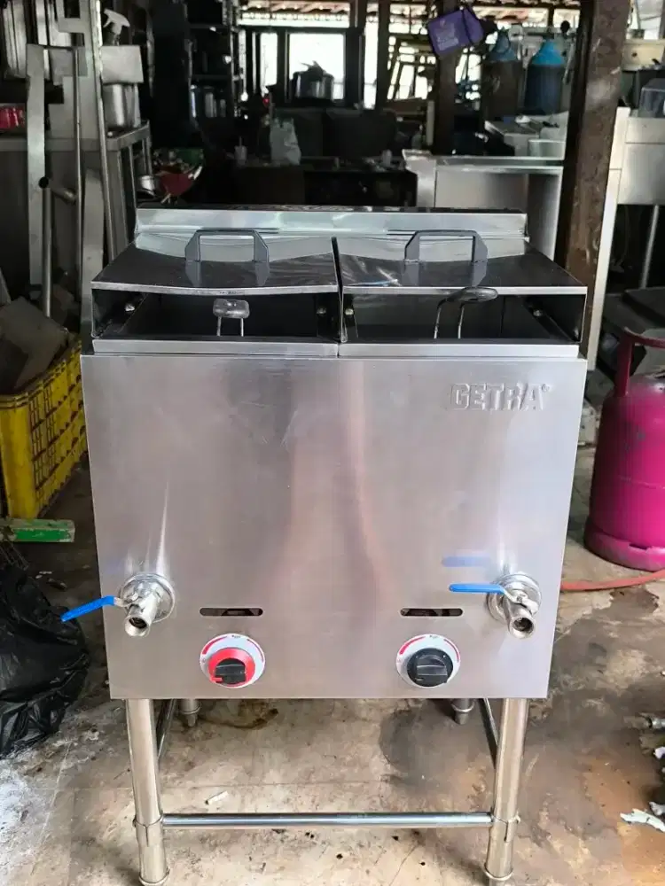Deepfrayer gas standing 2 tank GETRA 

Harga 2,8jt