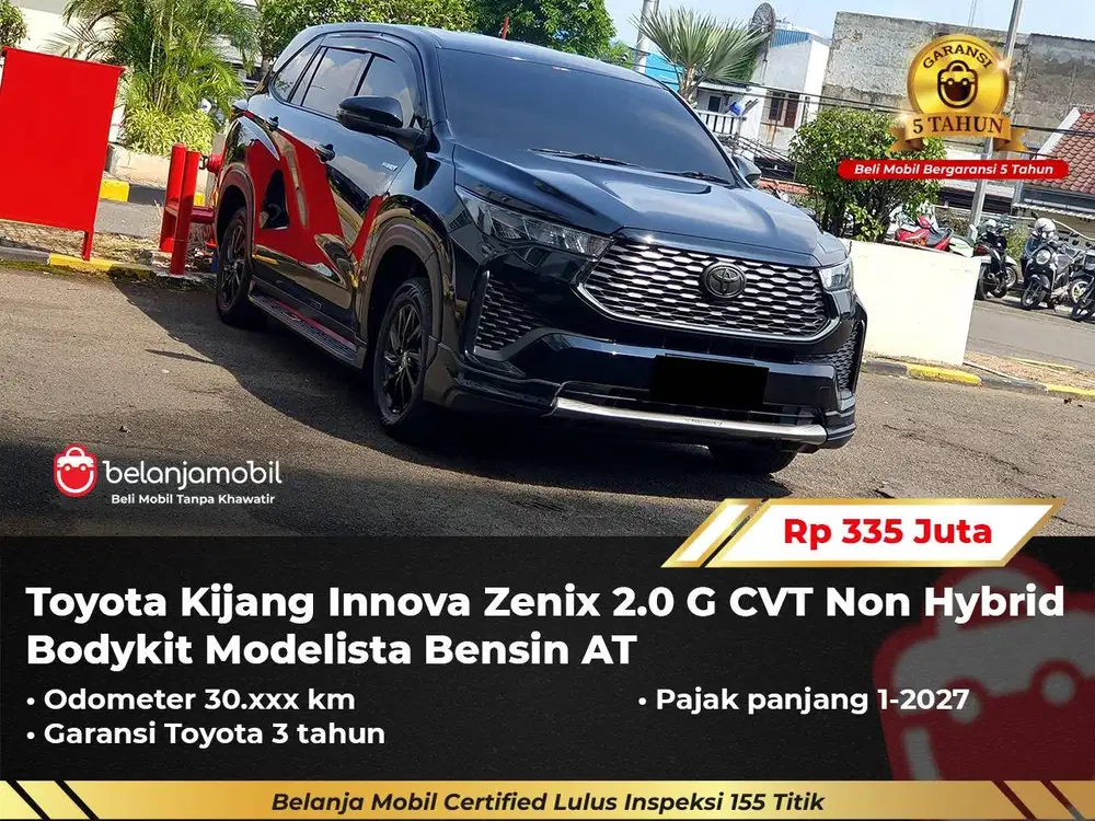 [ BODYKIT MODELISTA ] Toyota Zenix 2.0 G CVT Non Hybrid AT 2024/2025