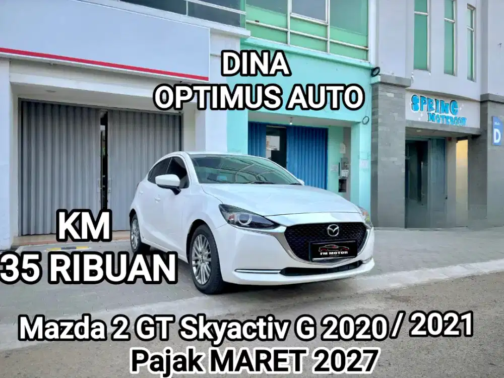 Mazda 2 GT Skyactiv G 2020 / 2021 AT 1.5, Pajak MARET 2027,Low KM