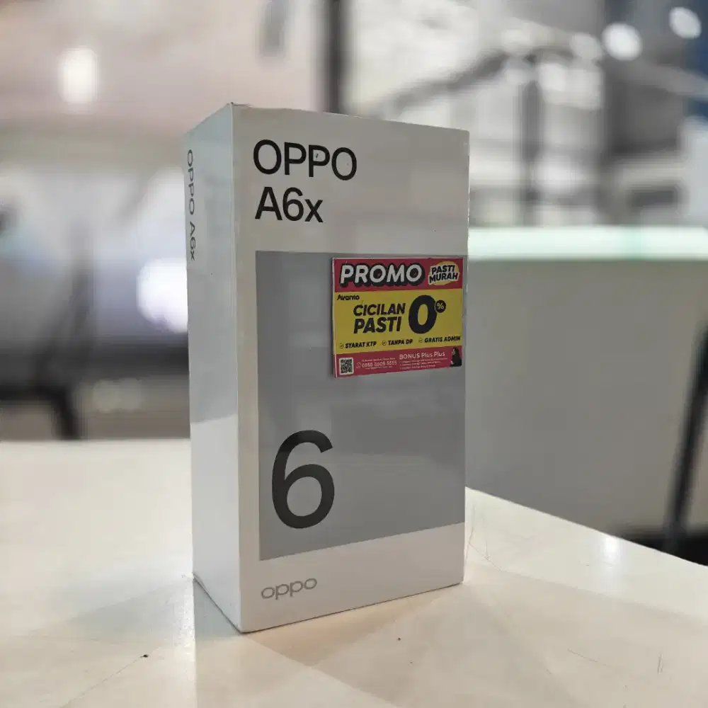 OPPO A6X 12/128
OPPO A6X HP TAHAN AIR TAHAN BANTING MURAH CUMAN 2Jtan