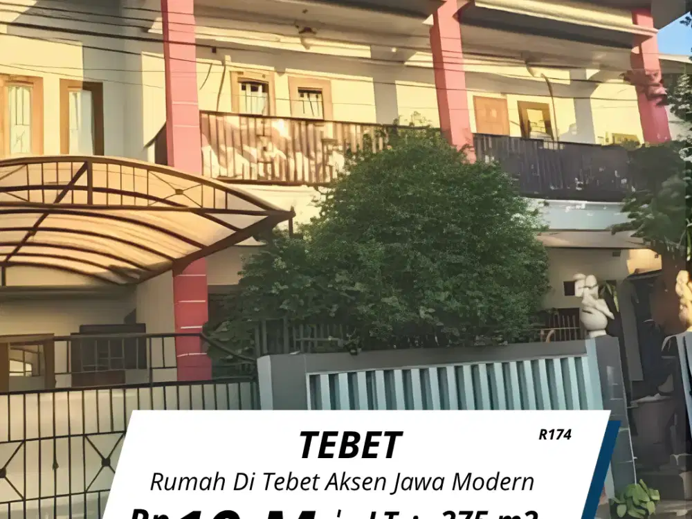 Di jual rumah Tebet dalam akses jalan lebar (R174)