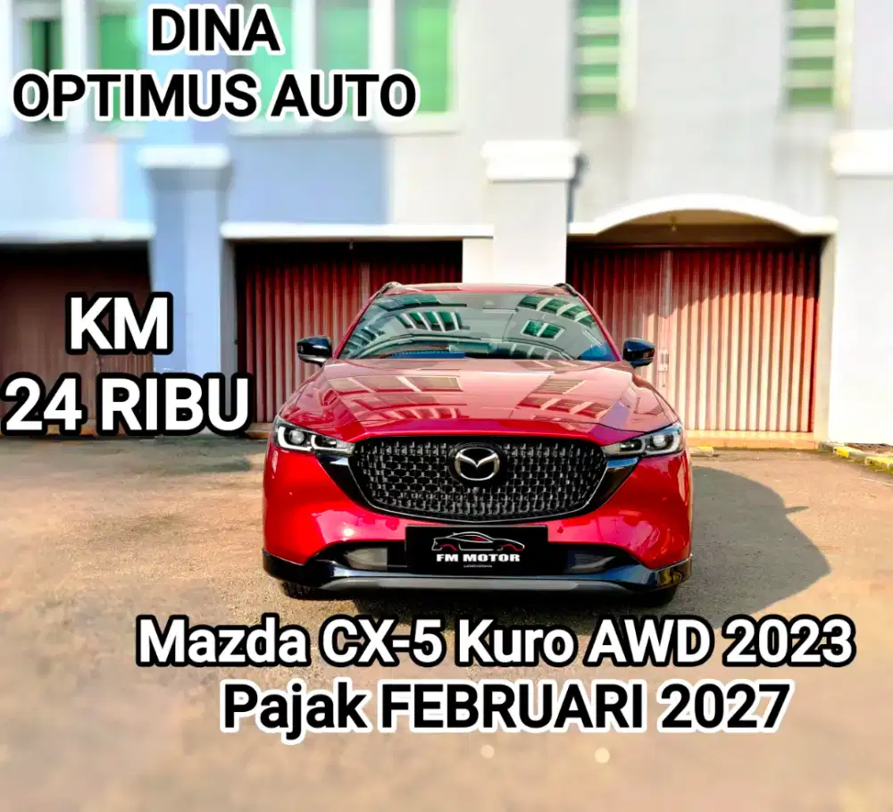 Mazda CX-5 Kuro AWD Skyactiv G 2023 AT 2.5, Pajak FEBRUARI 2027,Low Km