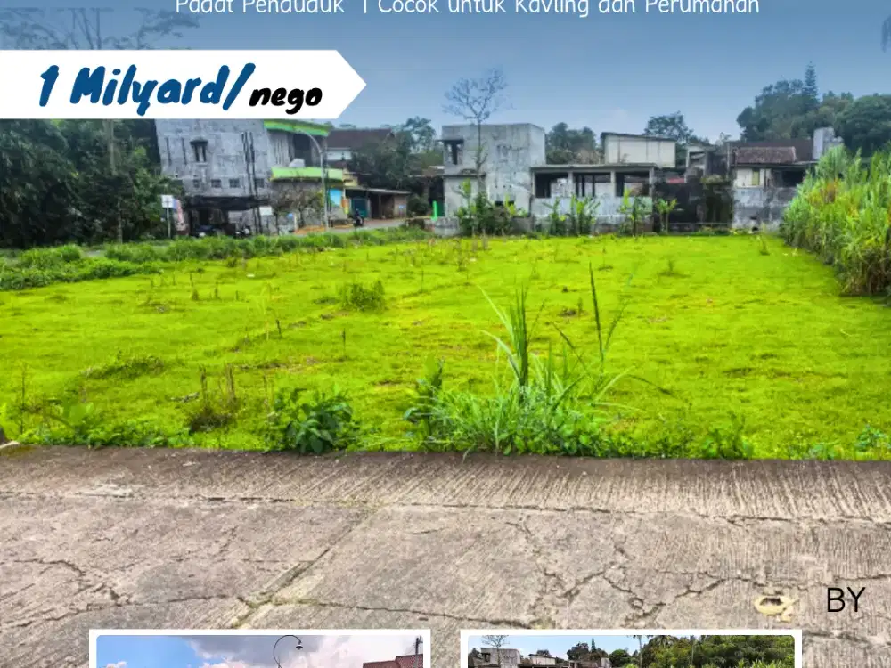 Dijual Tanah Pekarangan Lokasi Belakang SMP N 1 dan Puskesmas Ampel Boyolali