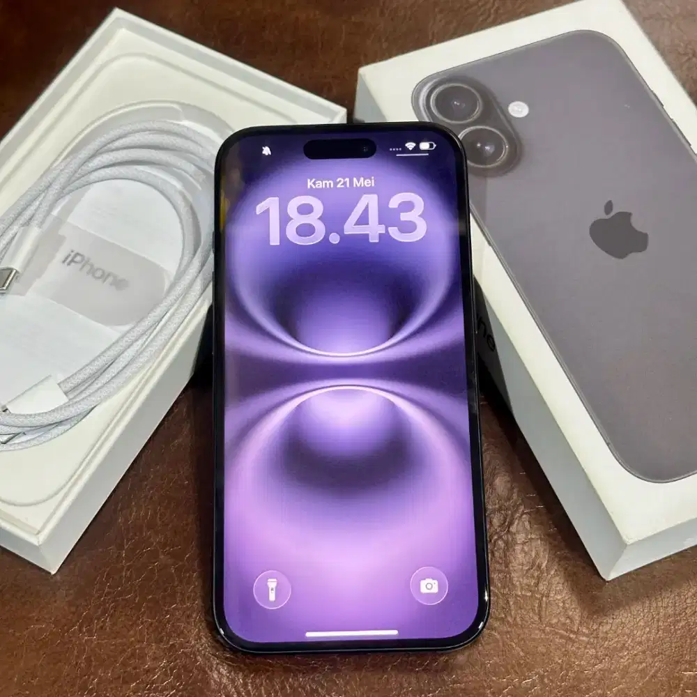 IPhone 16 256GB [Black] Garansi Resmi iBox.