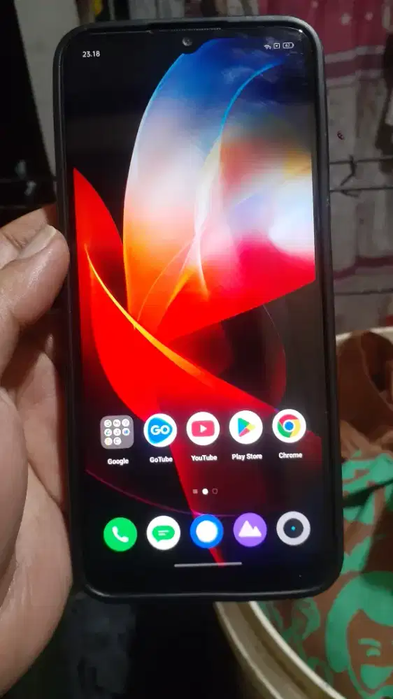 Realme narzo 20 4G 4/64 layar 6.5 inchi mulus