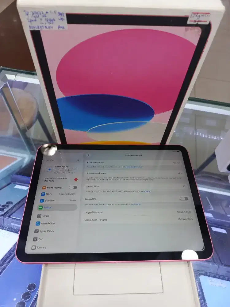 iPad 11 128gb warna pink second bergaransi