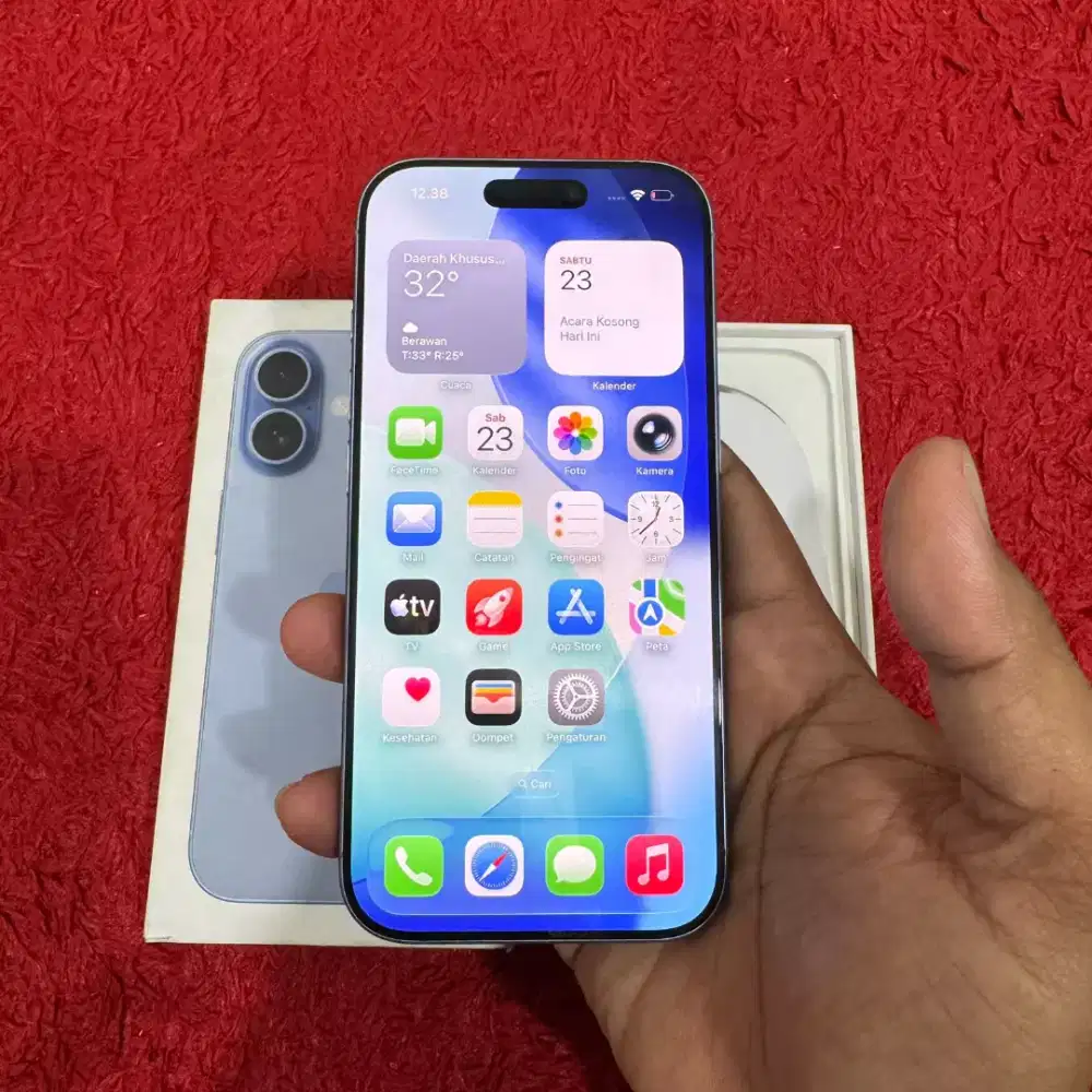 Iphone 17 basic 256gb ibox like new garansi on panjang siap pakai
