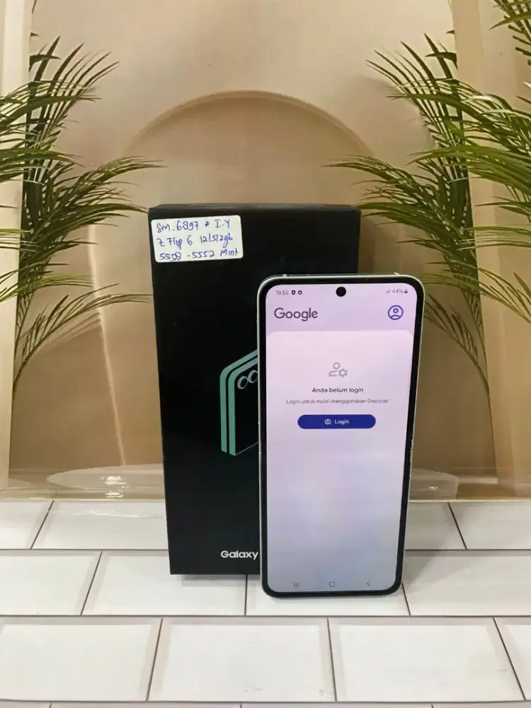 Samsung Galaxy Z Flip 6 12/512gb warna Mint