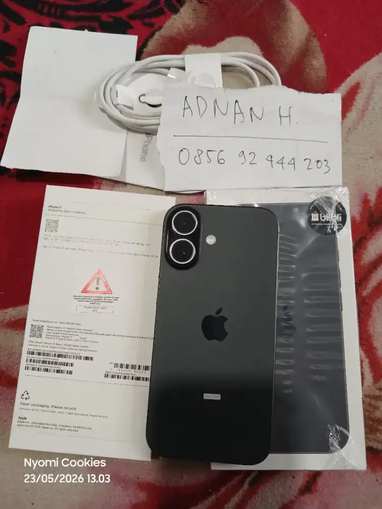 iPhone 17 256GB Resmi Fullset