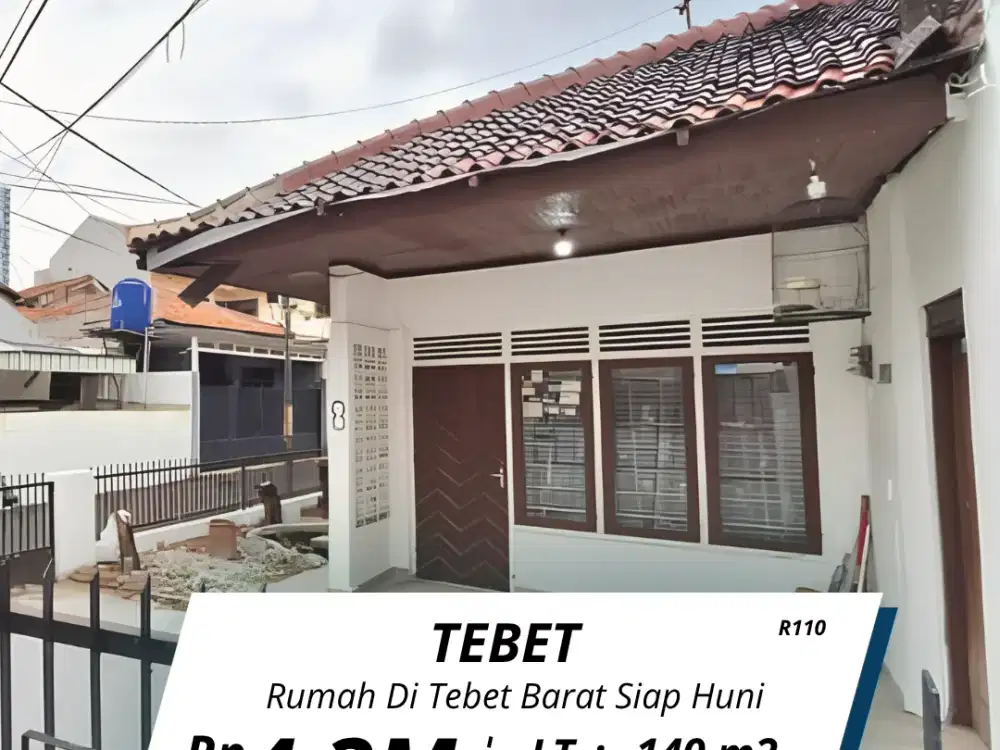 Di jual Rumah Tebet Barat Dalam rumah siap huni(R110)