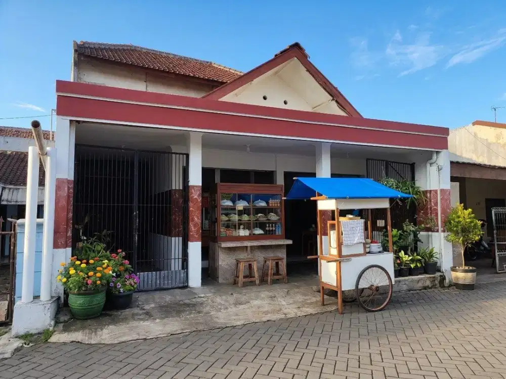 Dijual Rumah dan Ruang Usaha di Jl Borobudur Malang Kawasan Ramai