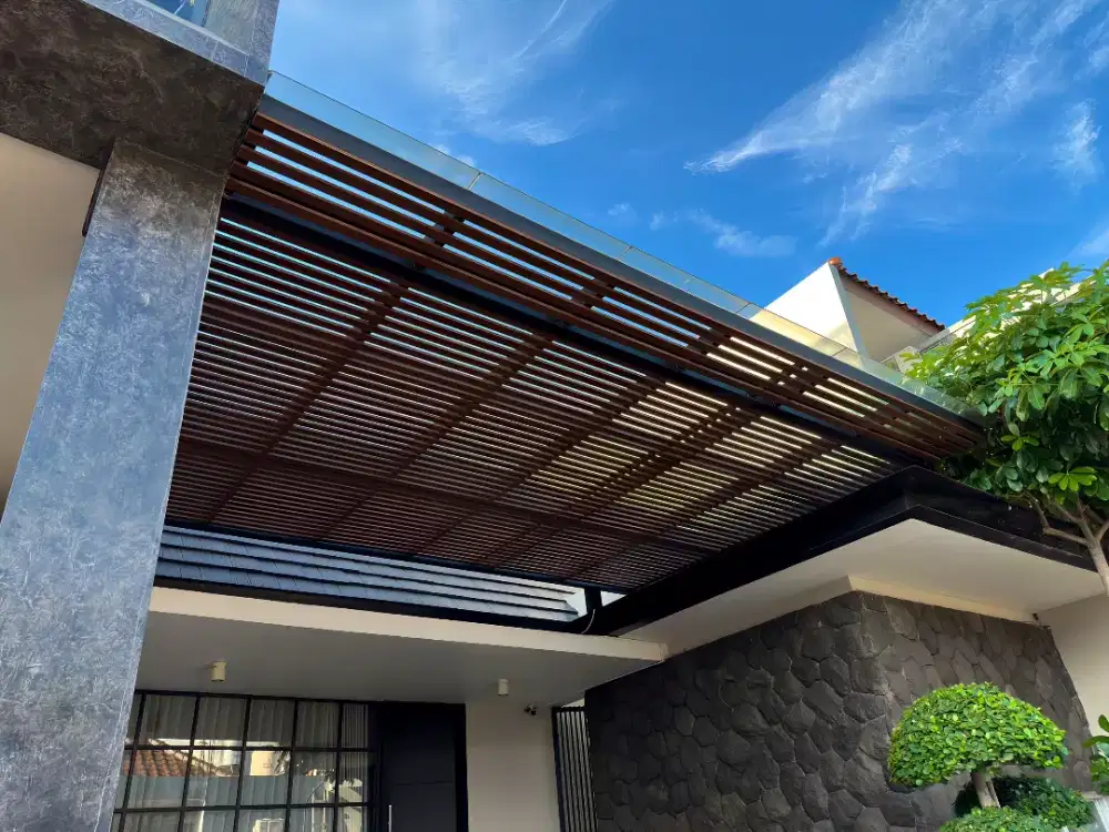 Canopy atap kaca