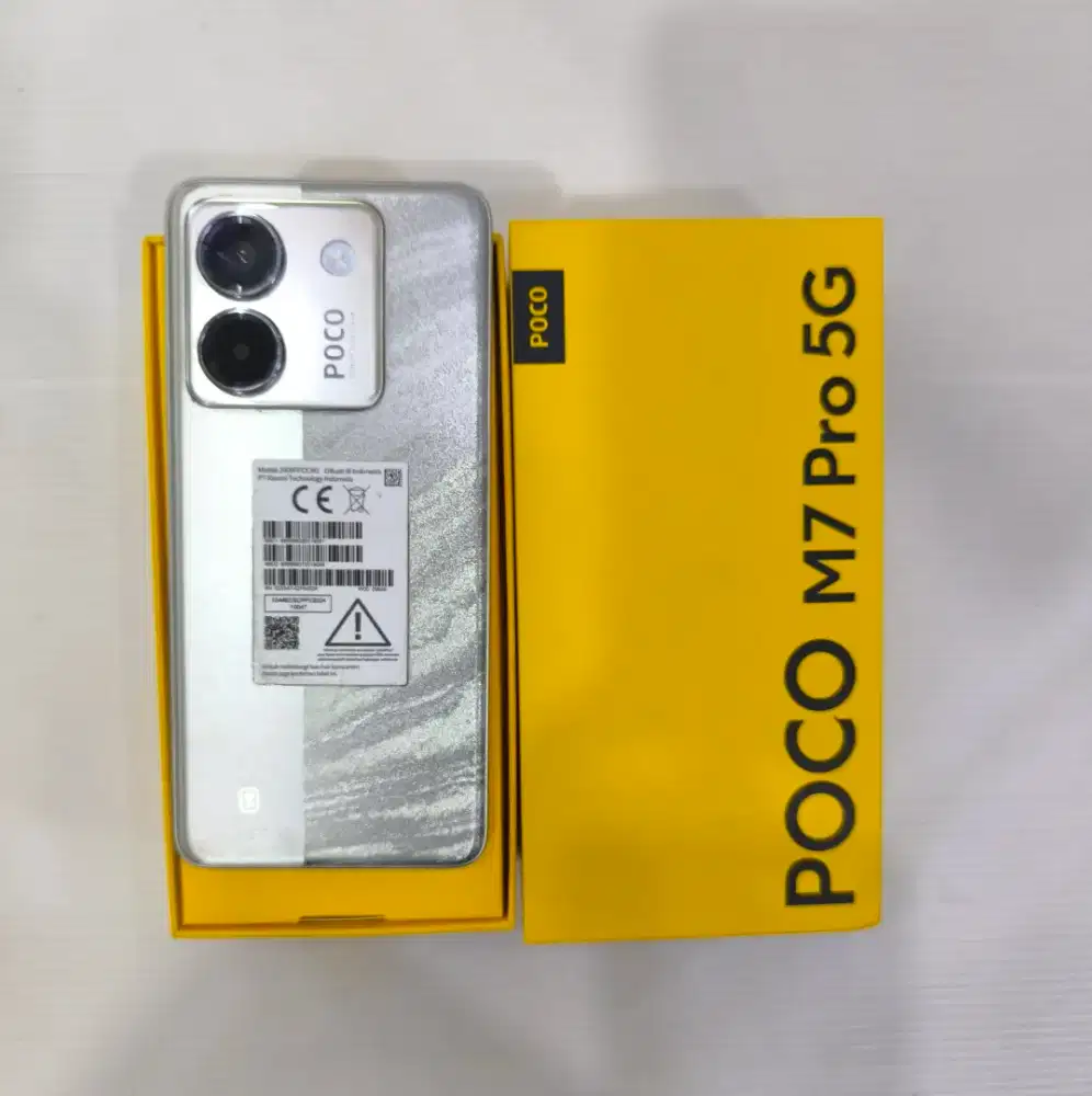 Poco M7 pro 5G ram 8/256 komplit ori istimewa