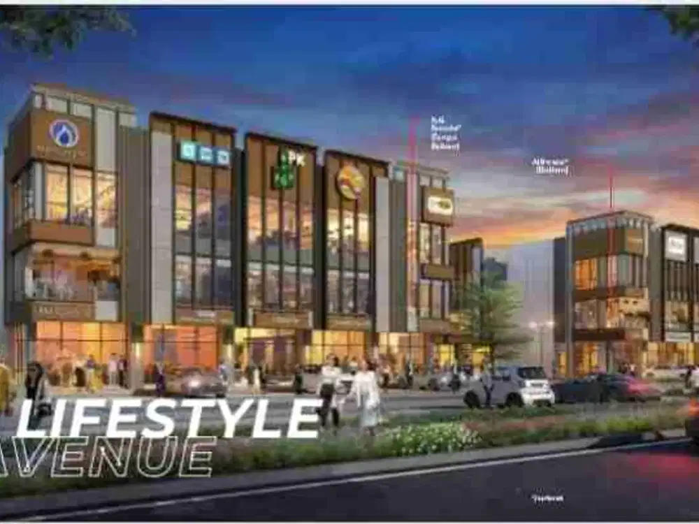 ruko emerald ruko baru persembahan summarecon crown gading lokasi depan di pintu masuk kawasan