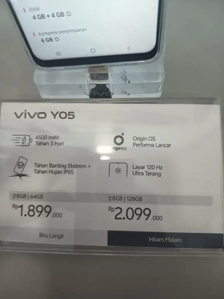 Vivo Y05 8GB | 128GB