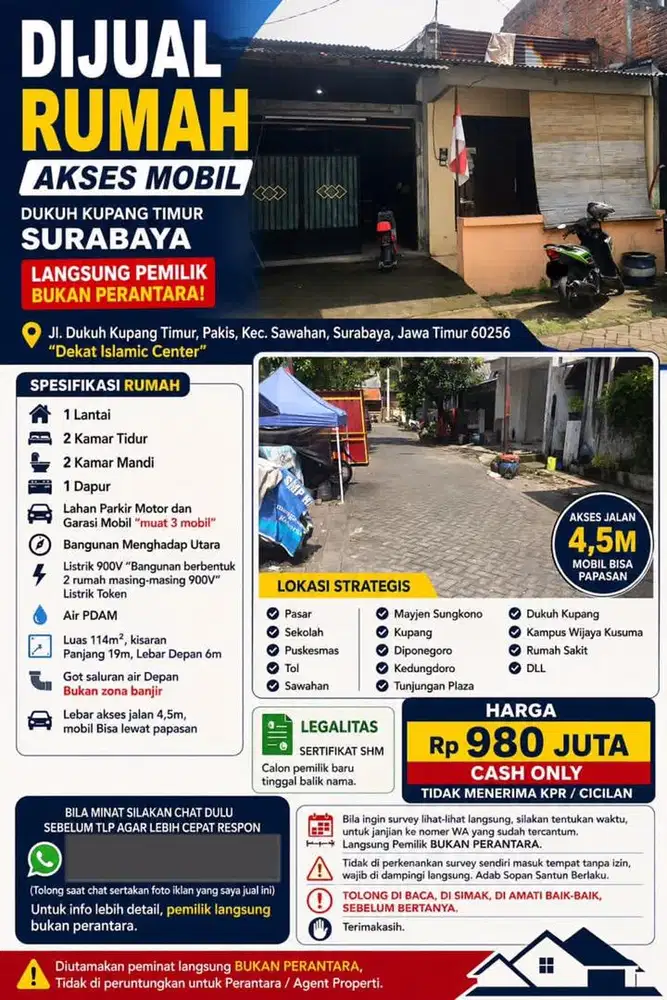 Dijual Hunian Strategis Pusat Kota
