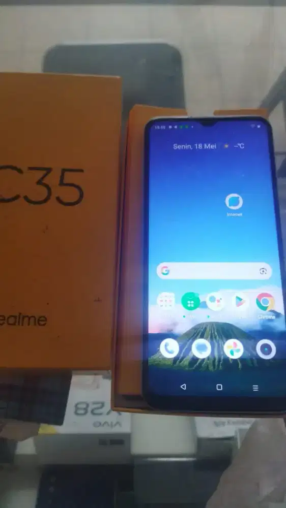 Murah hp Realme C35 ram 4/128 LKP, bs TT