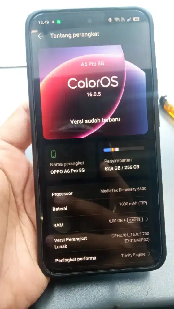 Di jual cepat OPPO A6 PRO