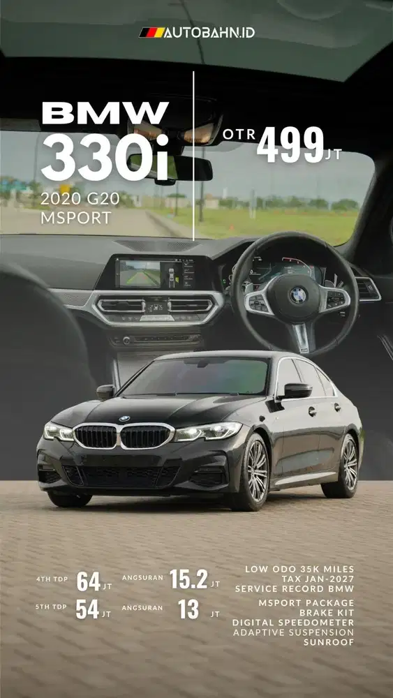 BMW 330i M-Sport 2020 New Model (G20)