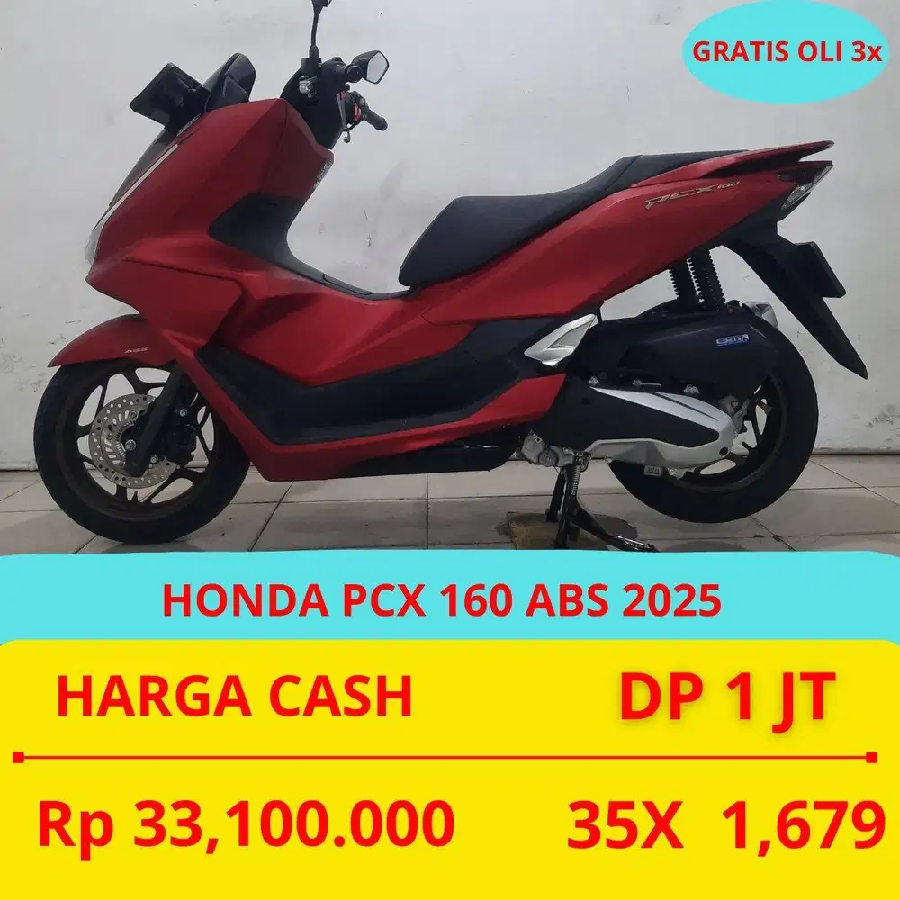 HONDA PCX 160 ABS 2025 DP MURAH 1 JUTA GUYS
