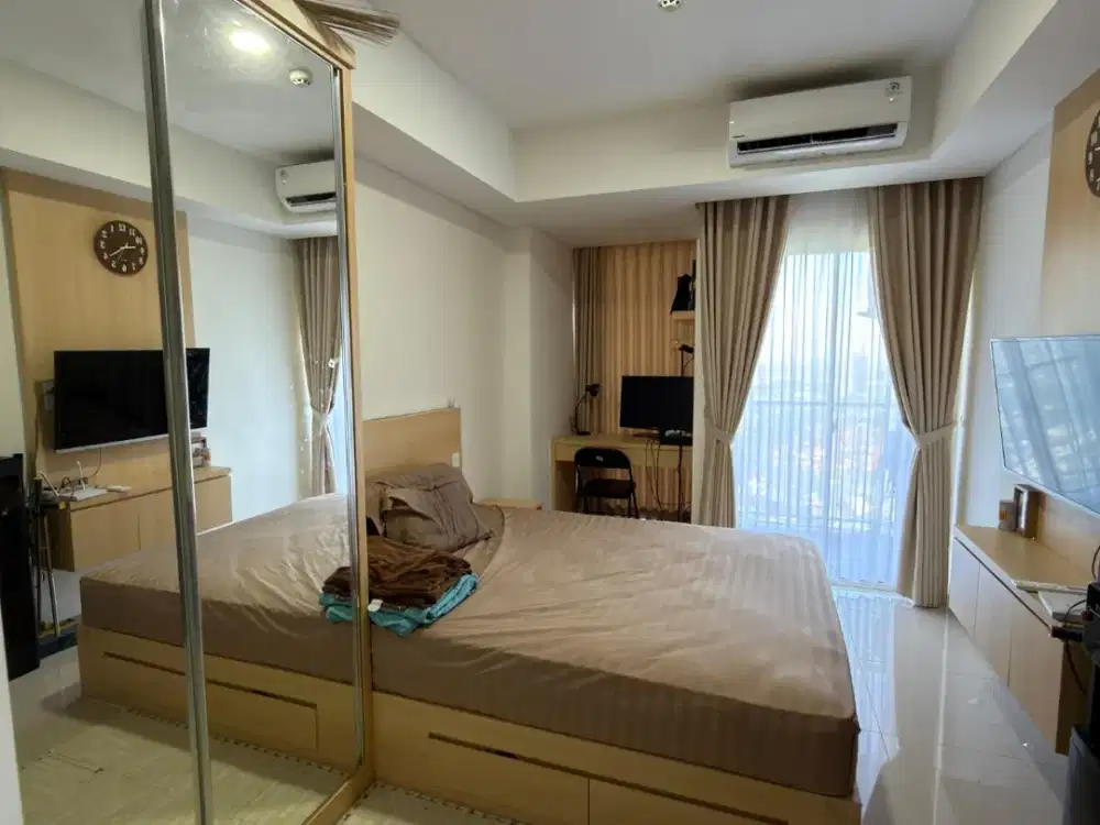 Dijua Apartemen Studio Full Furnished View Lake Pacific Garden Campus Alam Sutera