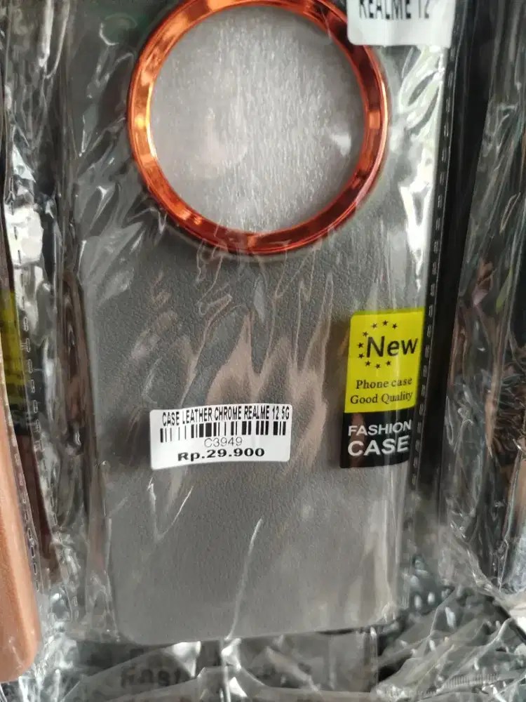 CASE LEATHER CHROME REALME 12 5G
